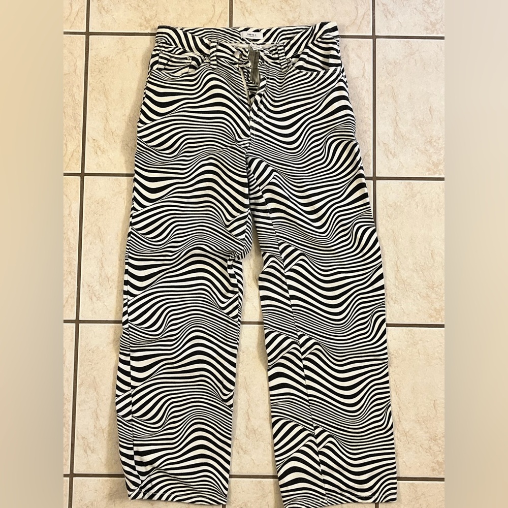 Zébra striped jeans